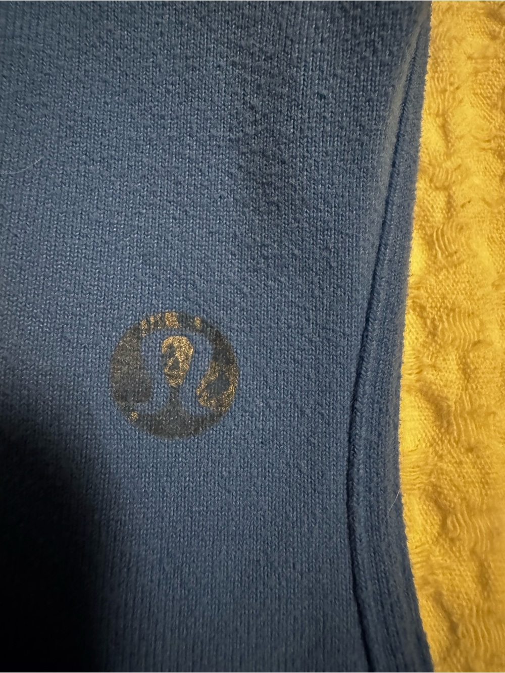Athleta Deep Blue Racerback Tank - Picture 3 of 3